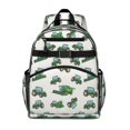 thumbnail image 1 of Tractor and Harvesters Gray Pattern Cute School Backpack Bag for School with Padded Back and Adjustable Shoulder Straps 15.25"x11.5"x5.25", 1 of 5