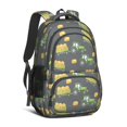 thumbnail image 1 of Tractor and Haybales Gray Pattern Backpack for School, Cute School Bag with Adjustable Shoulder Straps and Padded Back, 16.9"x12.6"x5.9", 1 of 5