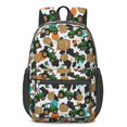 thumbnail image 1 of Tractor and Haybales White Pattern 17" School Backpacks for Teens,Waterproof Oxford Fabric,S-Shape Padded Straps for School,Travel,Hiking,Camping, 1 of 6
