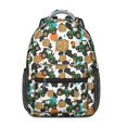 thumbnail image 1 of Tractor and Haybales White Pattern Backpack for School, Cute School Bag with Adjustable Shoulder Straps and Padded Back, 15.3"x11"x6.7", 1 of 5