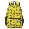 thumbnail image 1 of Tractor and Tractors Yellow Pattern 17" School Backpacks for Teens,Waterproof Oxford Fabric,S-Shape Padded Straps for School,Travel,Hiking,Camping, 1 of 6