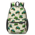 thumbnail image 1 of Tractor and Trailers Cream Pattern 17" School Backpacks for Teens,Waterproof Oxford Fabric,S-Shape Padded Straps for School,Travel,Hiking,Camping, 1 of 6