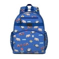 thumbnail image 1 of Tractor backpack, lightweight backpack with cartoon construction designs, ideal for students or travel, 1 of 6