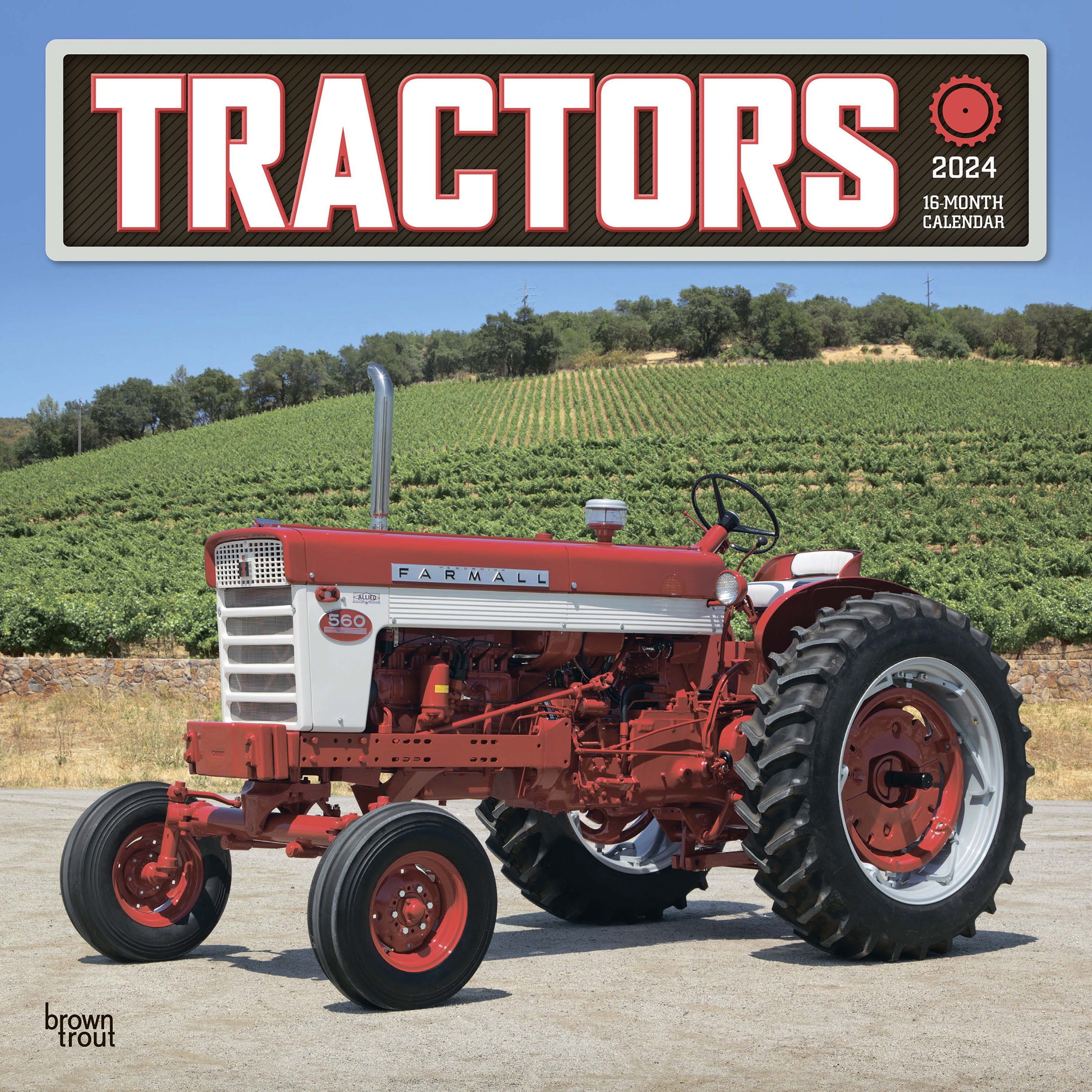Tractors 2024 12x24 quot (Hanging) Monthly Square Wall Calendar Tractors 2024 12x24 quot (Hanging) Monthly Square Wall Calendar