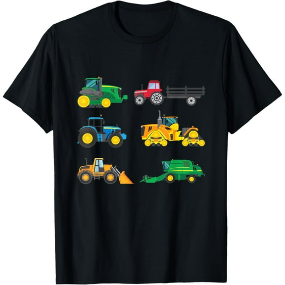 Tractors Caterpillar Vehicles - Farmers & Children T-Shirt