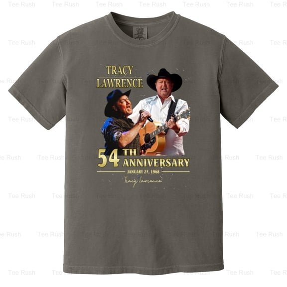 Tracy Lawrence Country Music Singer 45th Anniversary Fan Sticks Stones, Comfort Color T-Shirt Unisex, up to 4XL
