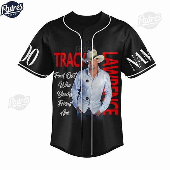Tracy Lawrence Custom Baseball Jersey Style