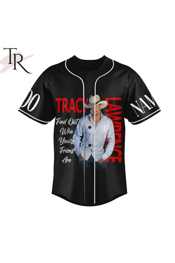 Tracy Lawrence Paint Me A Birmingham Texas Tornado Custom Baseball Jersey
