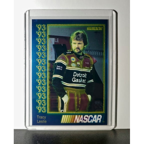 Tracy Leslie 1993 Maxx Premier Plus Racing #72 NASCAR Card Parker Racing