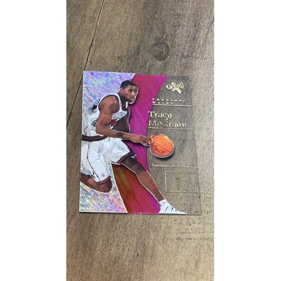 Tracy McGrady NBA Toronto Raptors 1997-98 Skybox E-X2001 79 RC Hall-of-Fame Trading Card