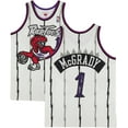 thumbnail image 1 of Tracy McGrady Toronto Raptors Autographed White 1998 Mitchell & Ness Authentic Jersey with "HOF 17" Inscription - Fanatics Authentic Certified, 1 of 4