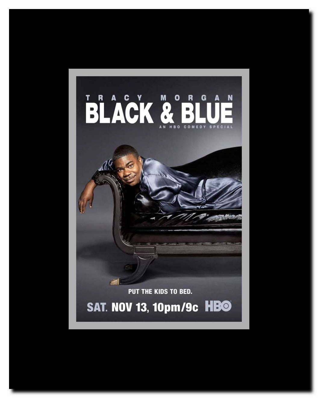 Tracy Morgan: Black and Blue Framed Movie Poster