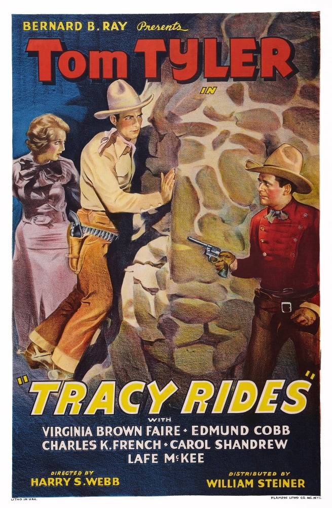 Tracy Rides Canvas Art -  (24 x 36)