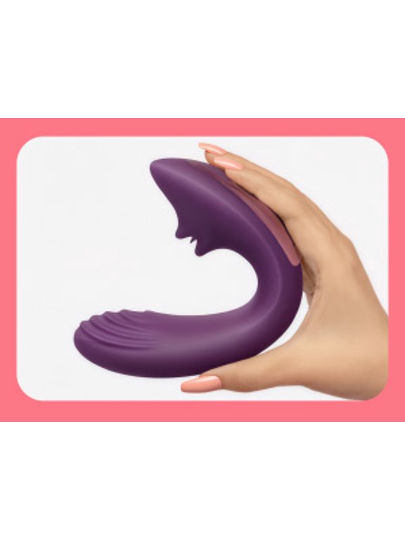 Remote Control Women's Clitoral Vibrator, Purple