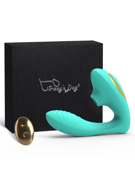 Clitoral Sucking Vibrator Massager, G Spot Stimulator with 10 Suction and Vibration Patterns, Adult Sex Toys for Women, Teal (OG Pro 2)