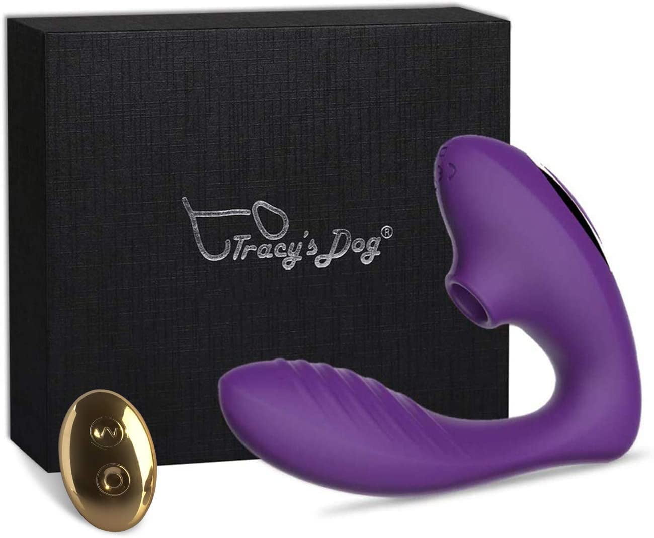 Tracys Dog OG Pro 2 Clitoral Sucking Vibrator for G Spot Clit Stimulator with 10 Suction and Vibration Patterns, Adult Sex Toys for Women, Purple image picture