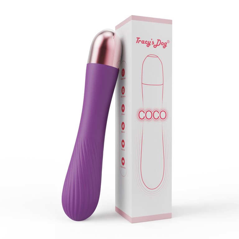 Tracy s Dog Silicone G Spot Vibrator with 8 Vibration Adult Sex