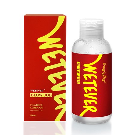 Tracy's Dog Water-based Oral Lubricant for Blowjob, Watermelon Flavored, 4 fl. oz.