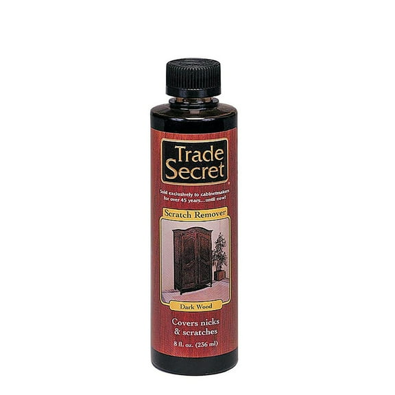 Trade Secret Scratch Remover for Wood Furniture and Floor Cover Nicks and Scratches, Camouflage Minor Defects (8oz / 236 Ml) (Dark)