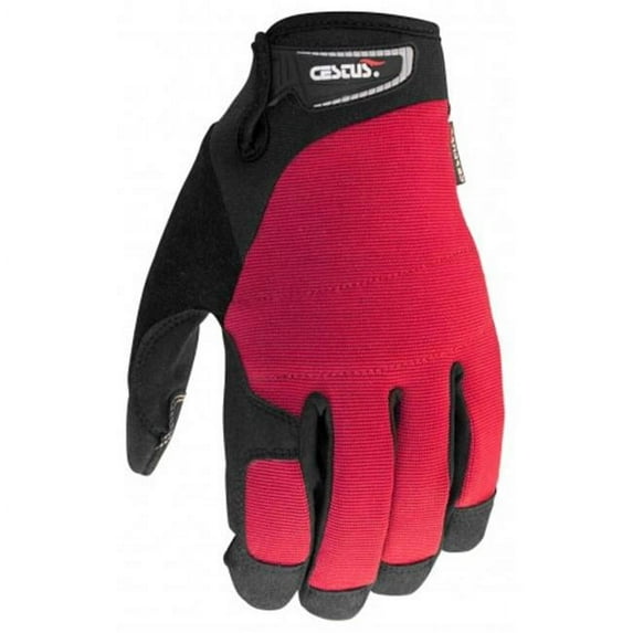 Trade Series Genu Utility Work One Pair Glove, Red - Medium
