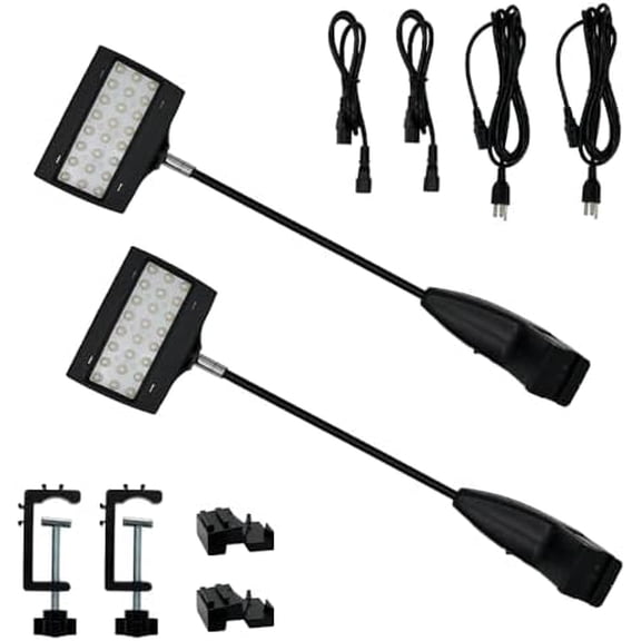 Trade Show LED Lights Connectable Display and Exhibit Arm Lighting Tradeshow Lights Included Mounting C-Clamp, Brackets, Power & Connect Cables$$Tools & Hardware Other
