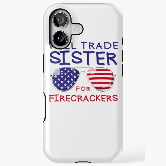 Trade Sister For Fireworks iPhone Case 17 11 12 13 14 15 16 Pro Max
