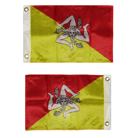 Trade Winds 12x18 12"x18" Country of Sicily Boat Motorcycle Flag Grommets FADE PROOF