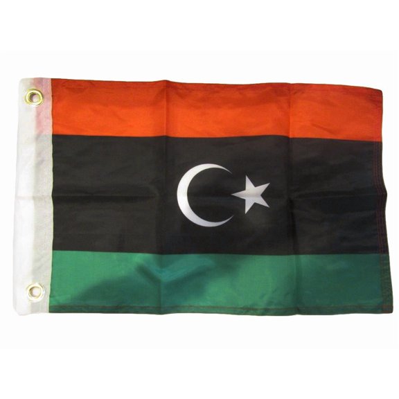 Trade Winds 12x18 12"x18" Libya Country 100% Polyester Motorcycle Boat Flag Grommets