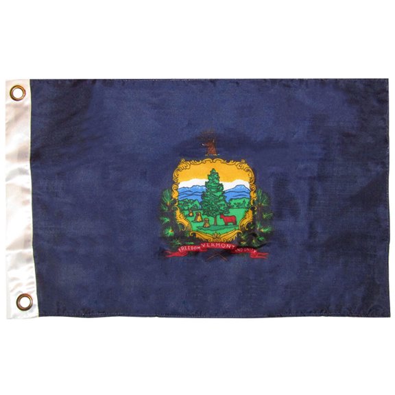 Trade Winds 12x18 12"x18" State of Vermont Boat Motorcycle Flag Grommets 100D