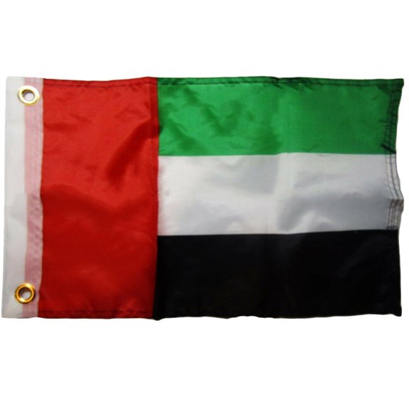 Trade Winds 12x18 12"x18" United Arab Emirates 100% Polyester Motorcycle Boat Flag Grommets
