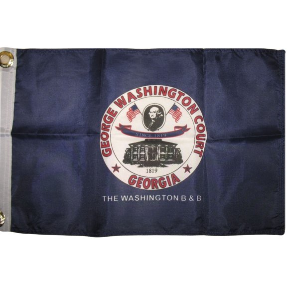 Trade Winds 12x18 12"x18" Washington Georgia Historical Court Wilkes County SuperPoly Flag