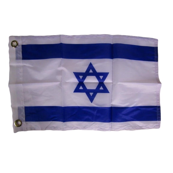Trade Winds 12x18 Israel Israeli Motorcycle BOAT CAR Flag Grommets Fade Resistant 100D