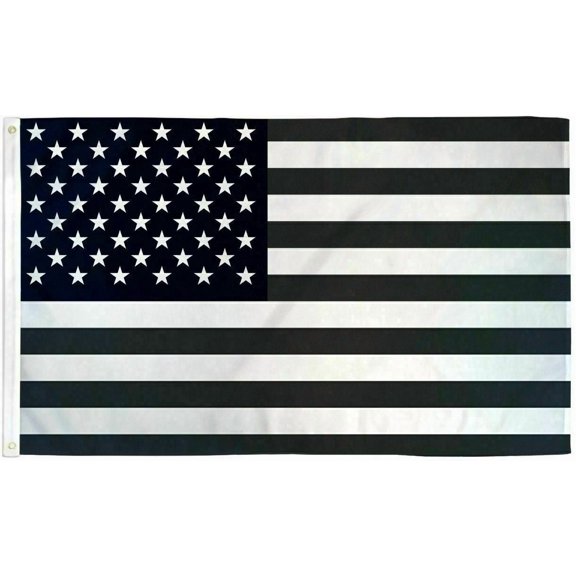 Trade Winds 2X3 Flag Black White USA United States America Protest Lives Resist Equal Anti