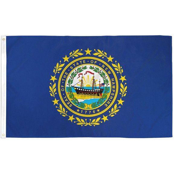 Trade Winds 2x3 New Hampshire SuperPoly Flag 2'x3' Banner Grommets 100D