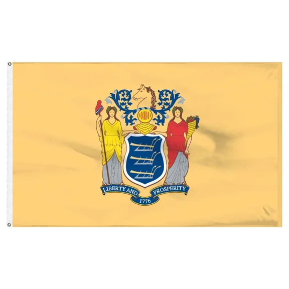 Trade Winds 2x3 New Jersey Flag 2'x3' House Banner Grommets Super Polyester Fade Resistant