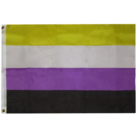 Trade Winds 2x3 Non-Binary Pride Premium Waterproof Polyester Flag 2'x3 ...