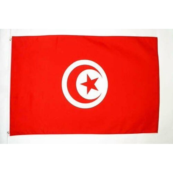 Trade Winds 2x3 Tunisia Flag 2'x3' House Banner Grommets 100D