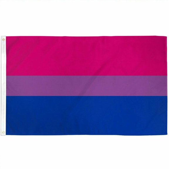 Trade Winds 2x3 Waterproof Bisexual Flag Outdoor Banner Bi Pride LGBTQ Polyester New