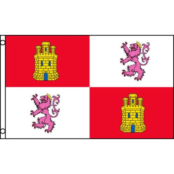Trade Winds 3'x5' Spain Royal Standard Flag Coat Of Arms Monarchy Lions ...