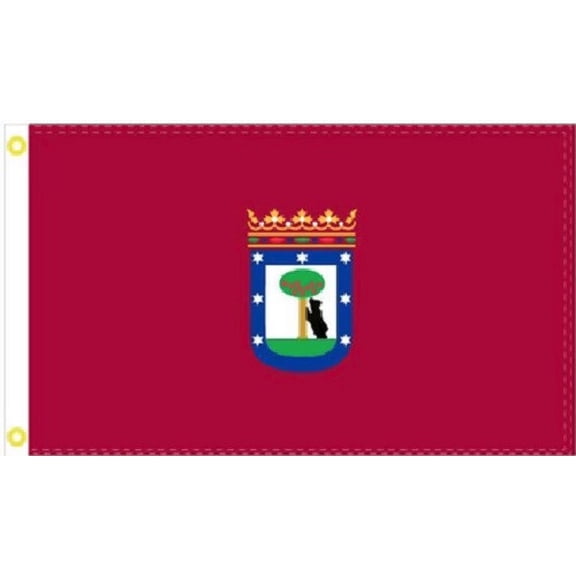Trade Winds 3X5 CITY OF MADRID SPAIN FLAG BANNER 100D GROMMETS