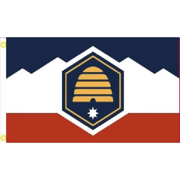 Trade Winds 3X5 Embroidered Sewn UTAH NEW 600D Nylon Flag (Grommets) Heavy Duty