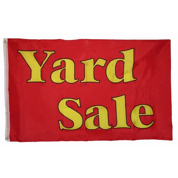 Trade Winds 3x5 Advertising Yard Sale Red Yellow Flag 3'x5' Grommets 100D
