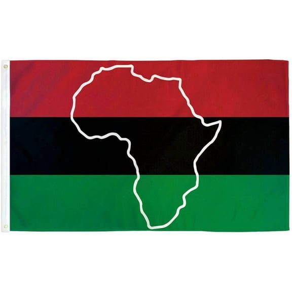 Trade Winds 3x5 African Africa American Flag Afro Map Black Panther Flag 3'x5' Banner