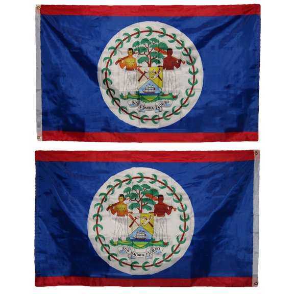 Trade Winds 3x5 Belize Country 2ply Double Sided Flag Banner
