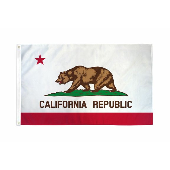 Trade Winds 3x5 California State Premium 210D Knitted Polyester DuraFlag Banner (FI)