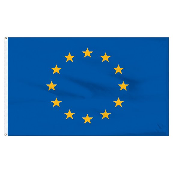 Trade Winds 3x5 European Union Flag 3'x5' House Banner Brass Grommets Super Polyester