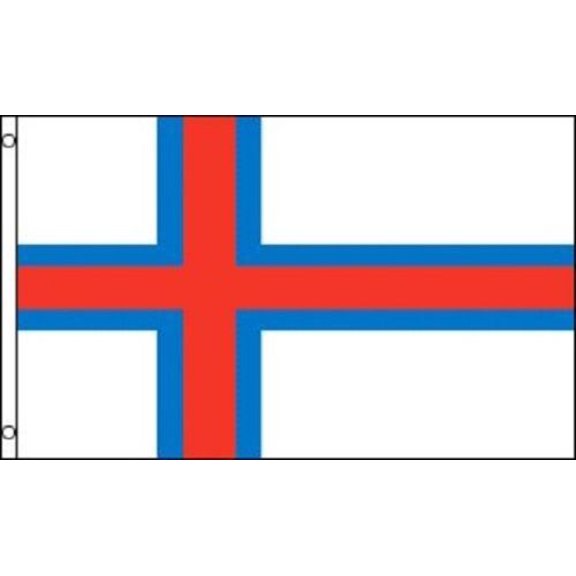 Trade Winds 3x5 Faroe Islands North Atlantic Ocean Danish Flag 3'x5' Banner Brass Grommets