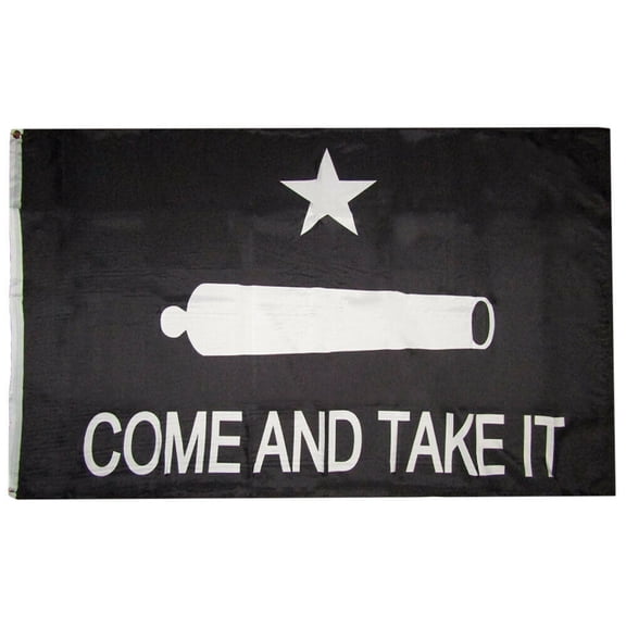 Trade Winds 3x5 Gonzales Black Come & Take It Tactical Woven Poly Nylon 3'x5' Flag Banner