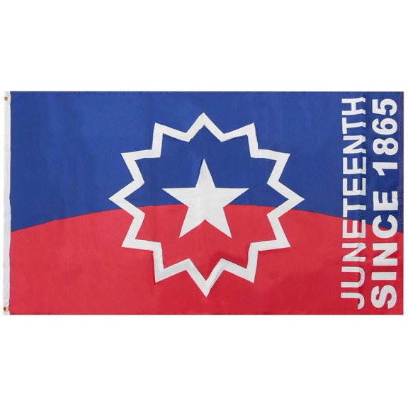 Trade Winds 3x5 Juneteenth Since 1865 RWB Premium 100D Woven Poly Nylon 3'x5' Flag Banner