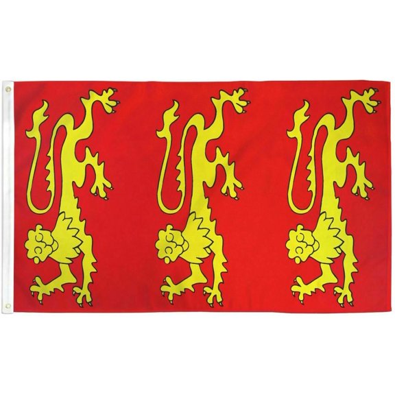 Trade Winds 3x5 King Richard I Flag UK British Royal Coat Of Arms Monarchy England New 100D